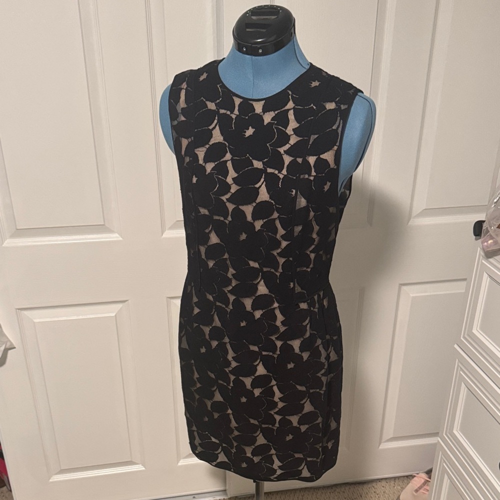 Kate Spade Black Floral Backless Dress